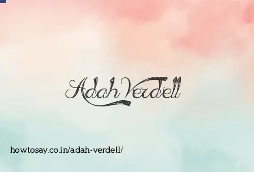 Adah Verdell