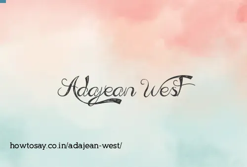 Adajean West