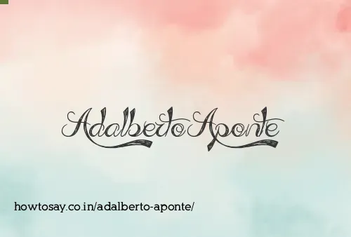 Adalberto Aponte