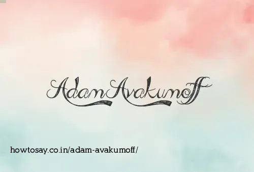 Adam Avakumoff