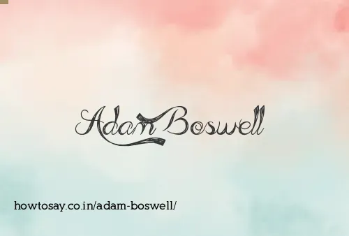 Adam Boswell
