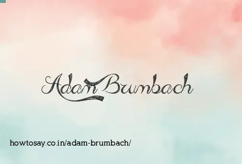Adam Brumbach