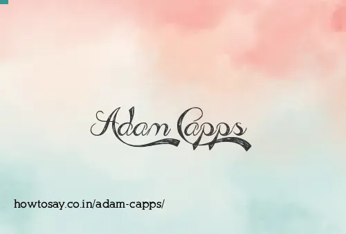 Adam Capps