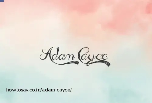 Adam Cayce