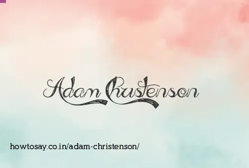 Adam Christenson