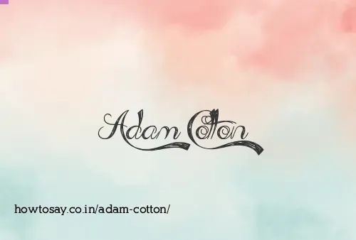 Adam Cotton