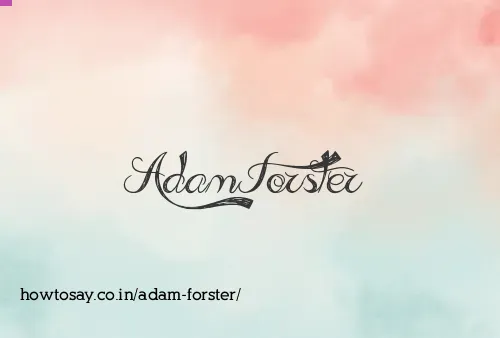 Adam Forster