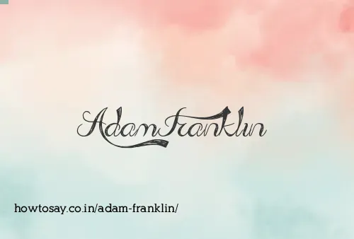 Adam Franklin