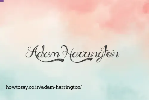 Adam Harrington