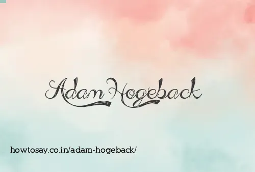 Adam Hogeback
