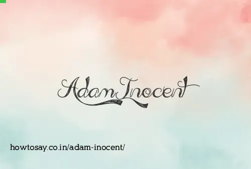 Adam Inocent