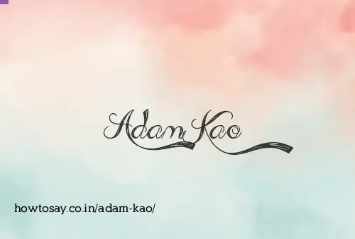 Adam Kao