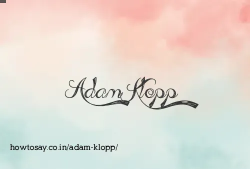 Adam Klopp