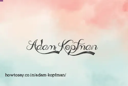 Adam Kopfman