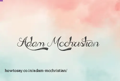 Adam Mcchristian