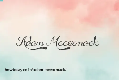 Adam Mccormack