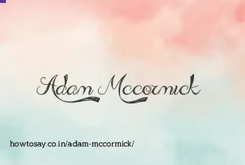 Adam Mccormick