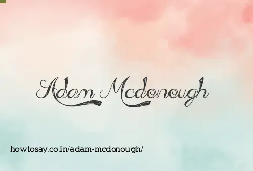 Adam Mcdonough