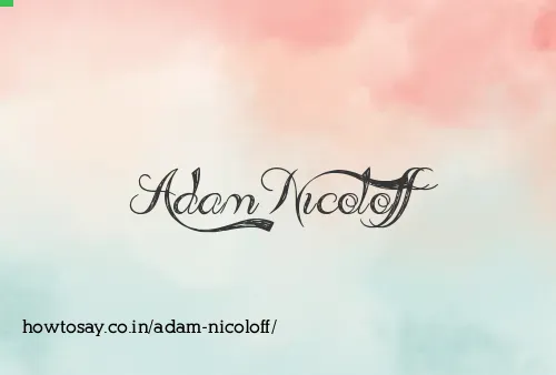 Adam Nicoloff
