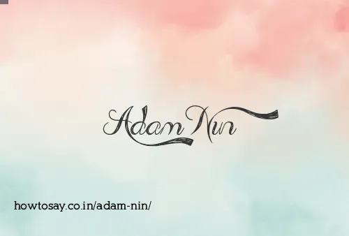 Adam Nin