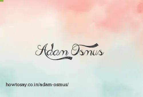 Adam Osmus