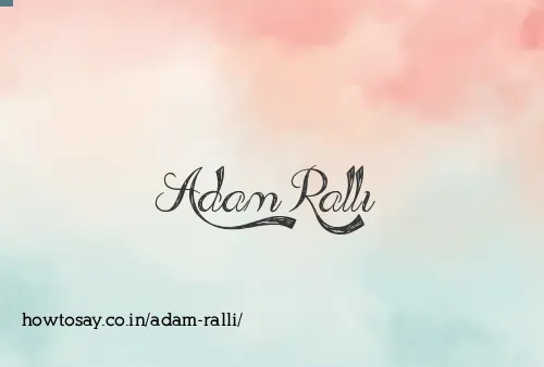 Adam Ralli