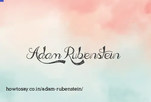 Adam Rubenstein