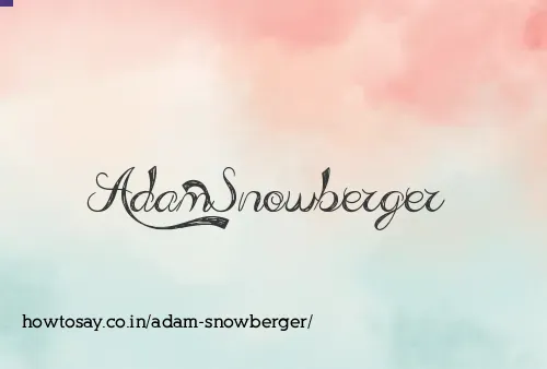 Adam Snowberger