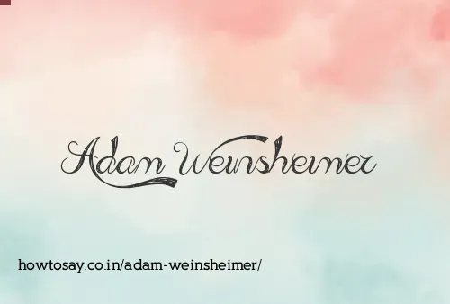 Adam Weinsheimer