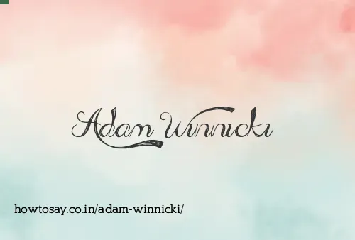Adam Winnicki