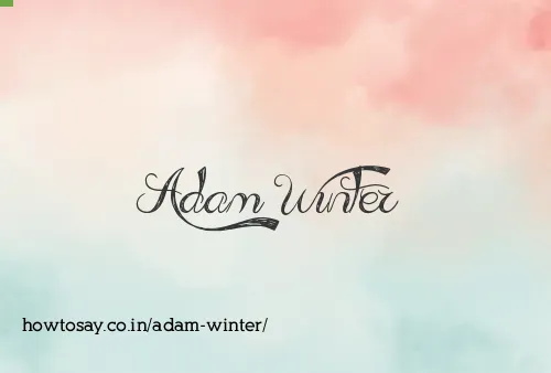 Adam Winter