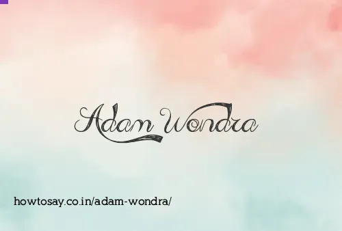 Adam Wondra