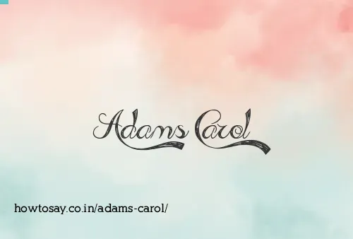 Adams Carol