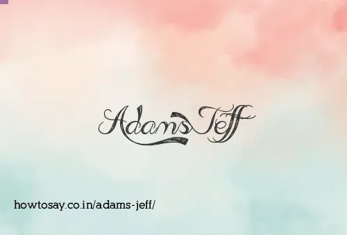 Adams Jeff