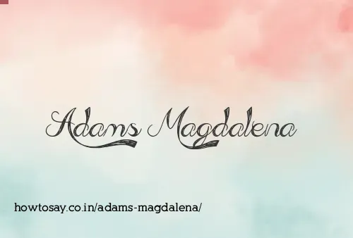 Adams Magdalena
