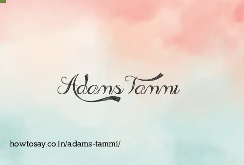 Adams Tammi