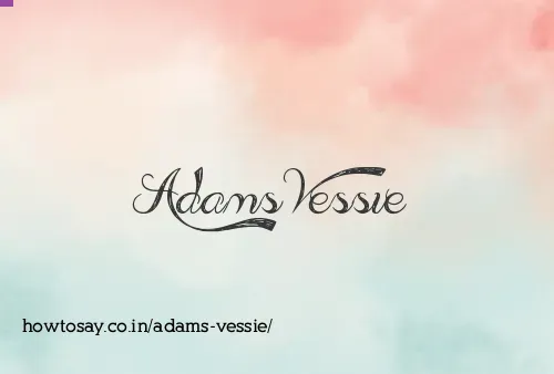 Adams Vessie