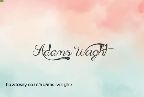 Adams Wright