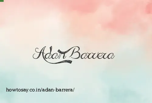 Adan Barrera
