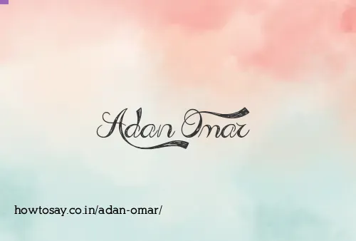 Adan Omar