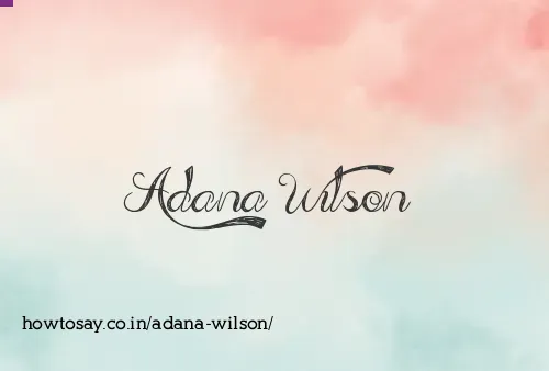 Adana Wilson