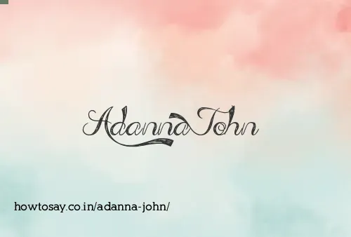 Adanna John