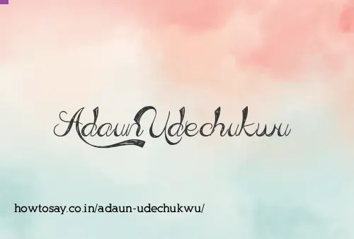 Adaun Udechukwu