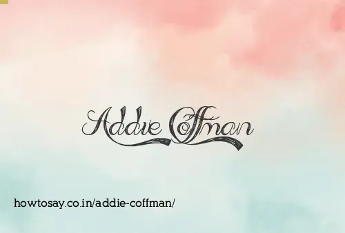 Addie Coffman