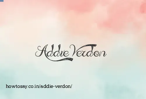 Addie Verdon