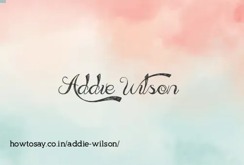Addie Wilson