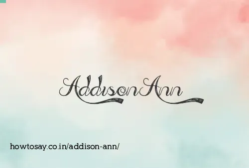 Addison Ann