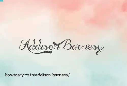 Addison Barnesy