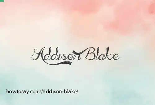 Addison Blake