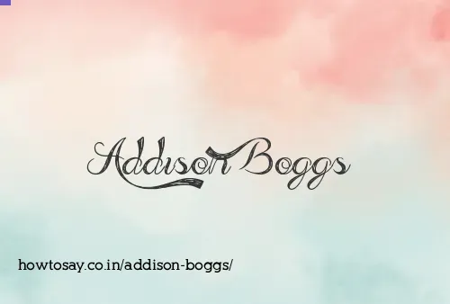 Addison Boggs